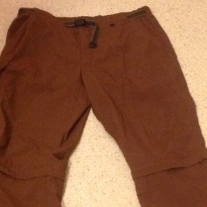 REI nylon hiking pants convert to shorts